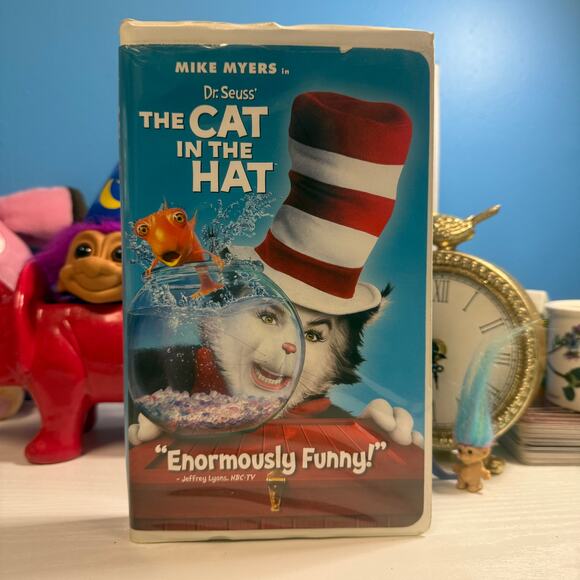 Dr. Seuss’ The Cat in the Hat VHS (2004) – Clamshell, Tested & Working - Picture 1 of 3